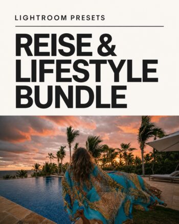 Cover für Lightroom Presets Reise und Lifestyle Bundle