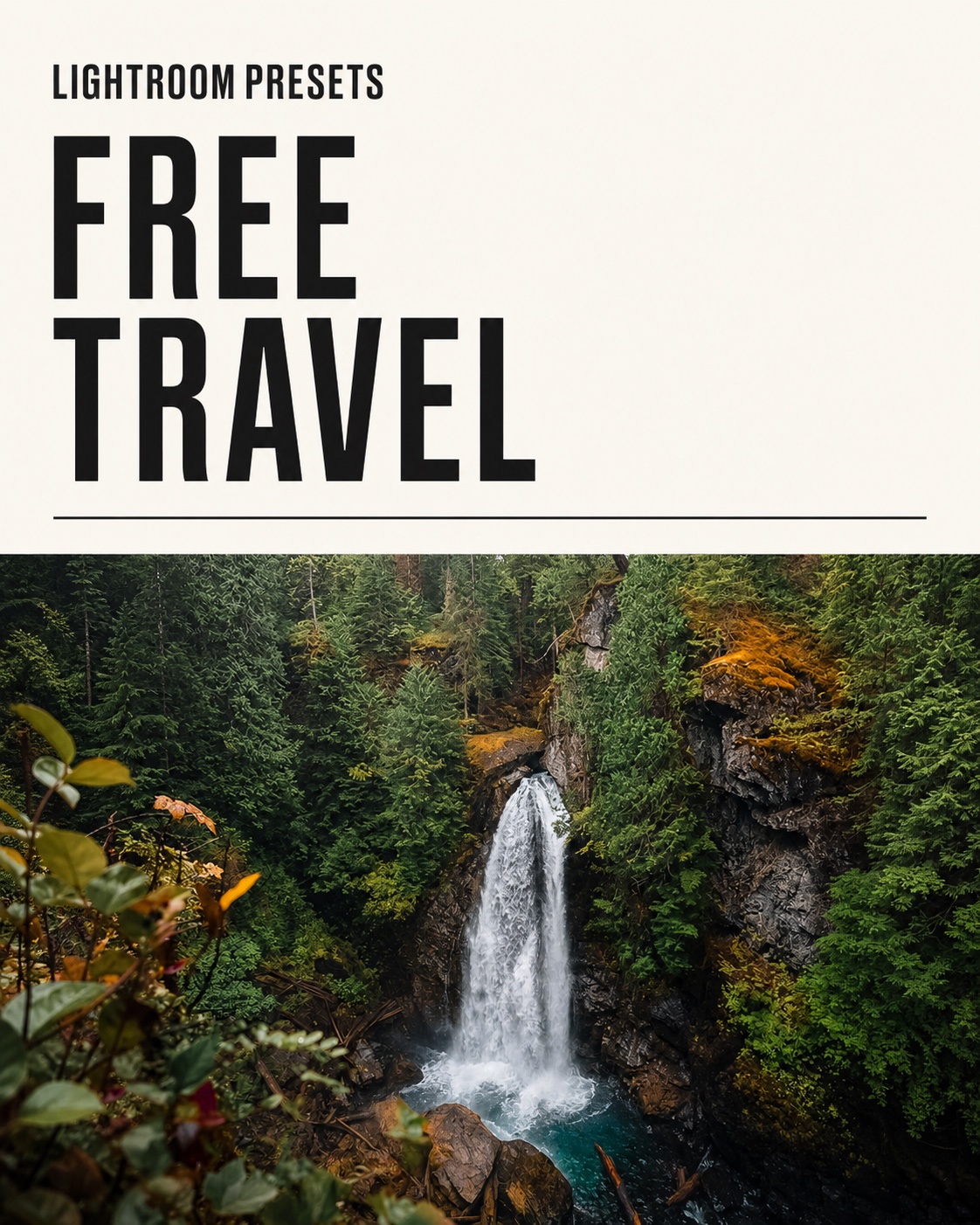 Cover für kostenlose Lightroom Presets Travel